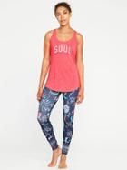 Old Navy Go Dry Graphic Racerback Tank For Women - Find Your Soul