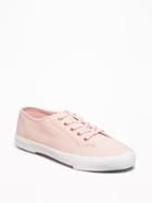 Old Navy Womens Canvas Sneakers For Women Blushin'; Up Size 8 1/2