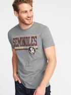 Old Navy Mens College Team Graphic Tee For Men Florida State Size L
