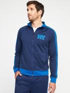 Old Navy Mens Lightweight Go-dry Full-zip Track Jacket For Men Navy Blue Size L