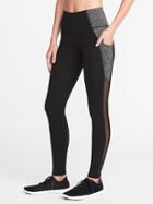 Old Navy High Rise Go Dry Side Pocket Compression Leggings For Women - Black