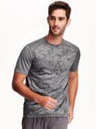 Old Navy Mesh Contrast Sleeve Tee Size Xxl Big - Dorian Grey