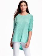 Old Navy Slub Knit Hi Lo Tee - Bolinas Bay