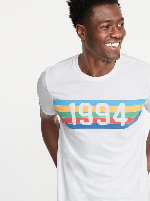 Logo-graphic Soft-washed Tee For Men