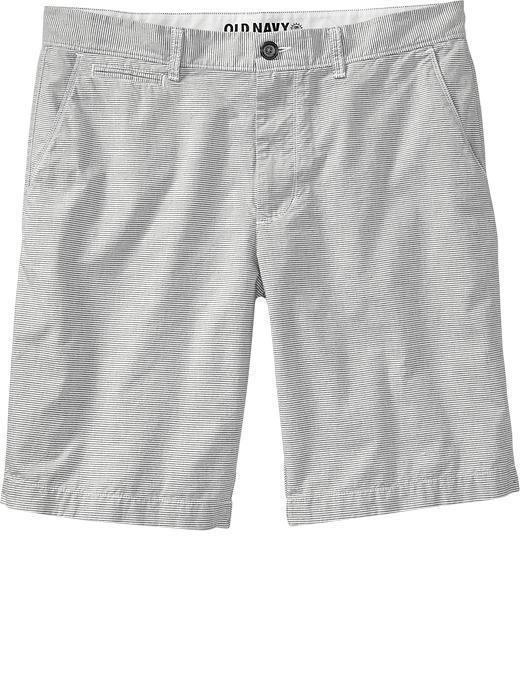 Old Navy Mens Slim Fit Twill Shorts 9 1/2&quot; - Blue/blue Stripe