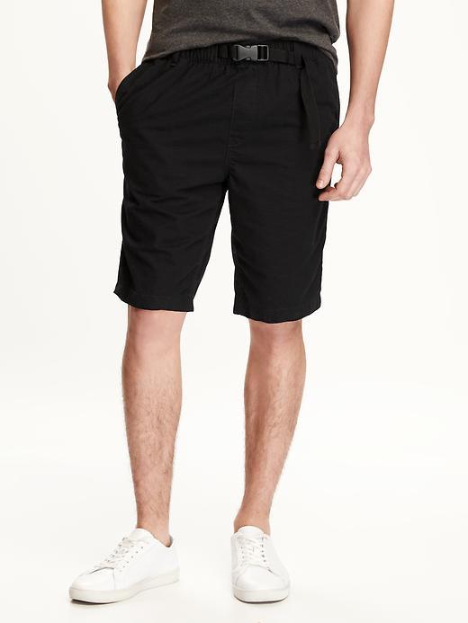 Old Navy Ripstop Jogger Shorts For Men - Black