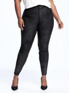 Old Navy Womens Plus Cuffed Denim Shorts 8 1/2 - Black