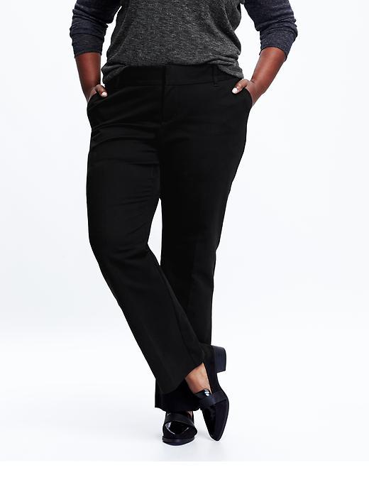 Old Navy Smooth &amp; Slim Plus Size Pants Size 16 Regular Plus - Black