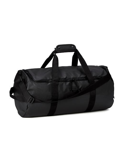 Old Navy Vinyl Coated Barrel Duffle Bag For Men - Black
