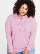 French Terry Plus-size Pullover Hoodie
