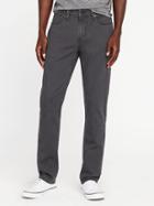 Old Navy Slim Built In Flex Twill Five Pocket Pants For Men - Panther