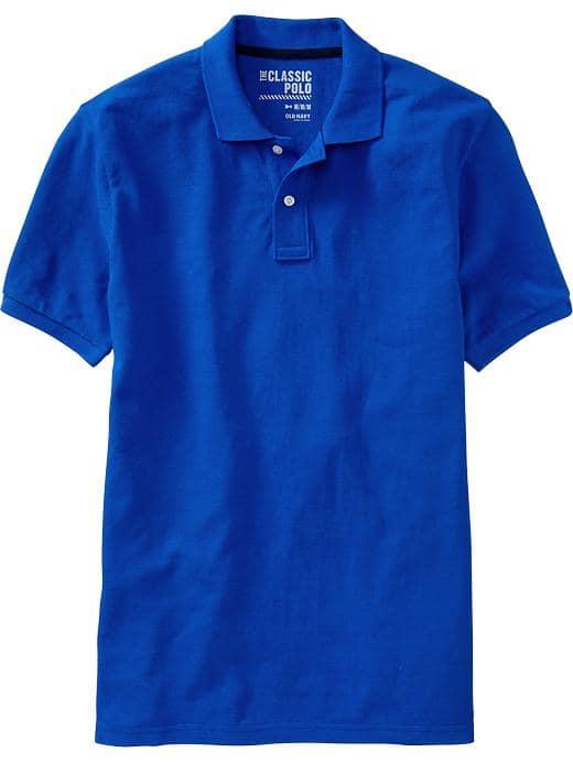 Old Navy Pique Polo For Men - Royal Rowena