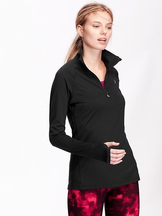 Old Navy Womens Half Zip Pullover Size M - Blackjack
