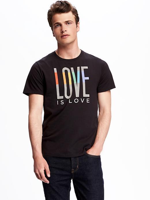 Old Navy Pride Graphic Tee For Men - Black