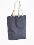 Slouchy Chambray Tote For Women