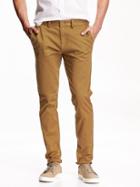 Old Navy Mens Ultimate Skinny Khakis Size 44w 34l Big - Bandolier Brown