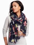 Old Navy Printed Oversized Scarf - Large Floral