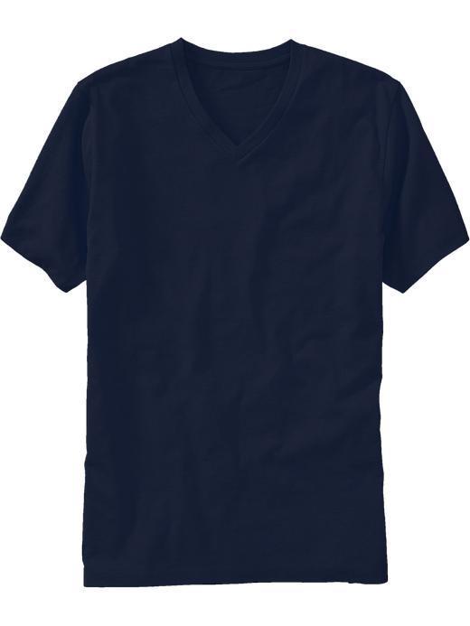 Old Navy Mens Classic V Neck Tees - Navy