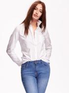 Old Navy Classic Oxford Shirt - Bright White