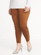 Old Navy Womens Mid-rise Plus-size Smooth & Comfort Sueded Stevie Leggings Makes Cents Size 1x