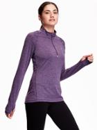 Old Navy Go Dry 1/4 Zip Pullover Size L - We The Purple