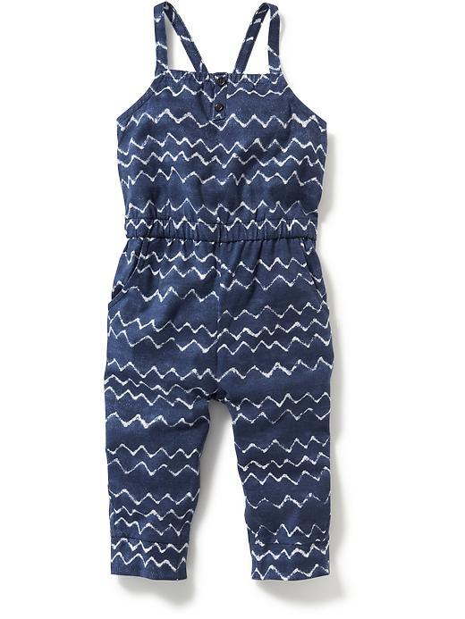 Old Navy Printed Capri Jumpsuit - Goodnight Nora Print