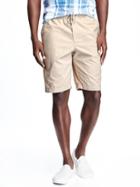Old Navy Twill Jogger Shorts For Men - Clay Time