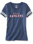 Old Navy Mlb V Neck Tee For Women - Texas Rangers