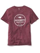Old Navy Short Sleeve Graphic Tee Size Xxl Big - Marion Berry