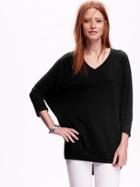 Old Navy Womens Supersoft Tunic Size L - Black