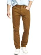 Old Navy Built In Flex Slim Brushed Twill Pants For Men - Bourbon