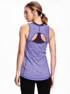 Old Navy Keyhole Back Tank For Women - Ultraviolet