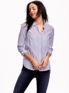 Old Navy Oversized Pocket Shirt - Canadian Tuxedo