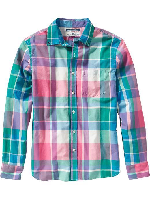 Old Navy Mens Slim Fit Classic Shirts Size Xxl Big - Uncharted Waters