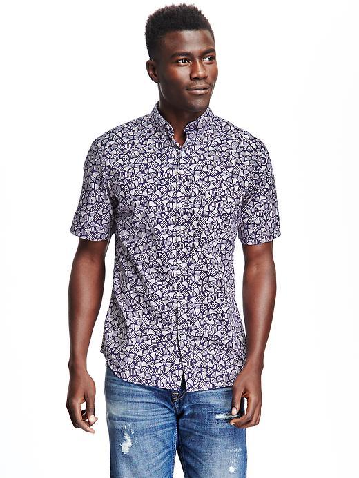 Old Navy Slim Fit Oxford Shirt For Men - Pinkapedia