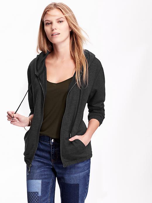 Old Navy Womens French Terry Hoodies Size L Tall - Blackjack