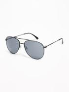 Old Navy Womens Classic Aviator Sunglasses For Women Black Size One Size