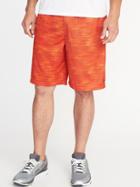 Old Navy Mens Go-dry Mesh Shorts For Men (10) Orange You A Peach Size M