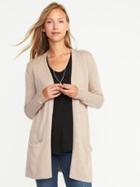 Old Navy Open Front Long Line Cardi For Women - Mauve