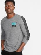 Old Navy Mens Soft-washed Graphic Long-sleeve Tee For Men West Coast Size Xxl