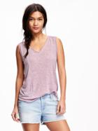 Old Navy Sheer Back Swing Tee For Women - Get A Mauve On