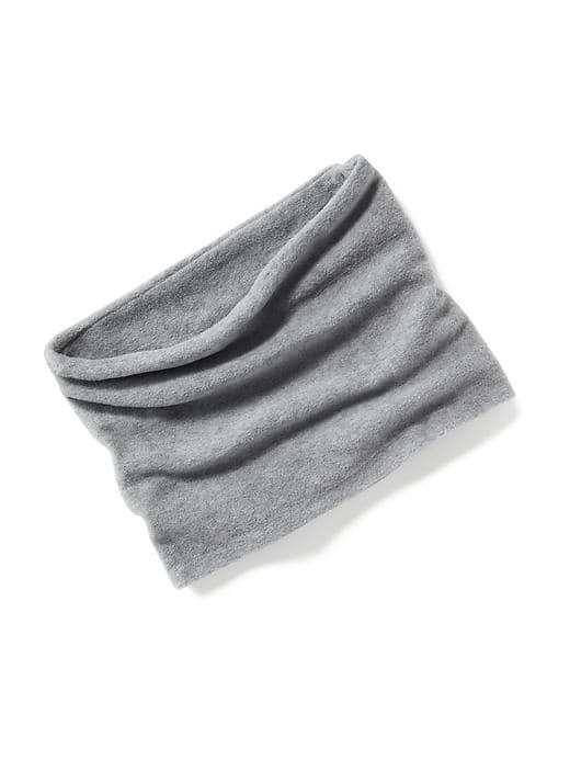 Old Navy Performance Fleece Funnel Neck Scarf For Women - Heather Grey