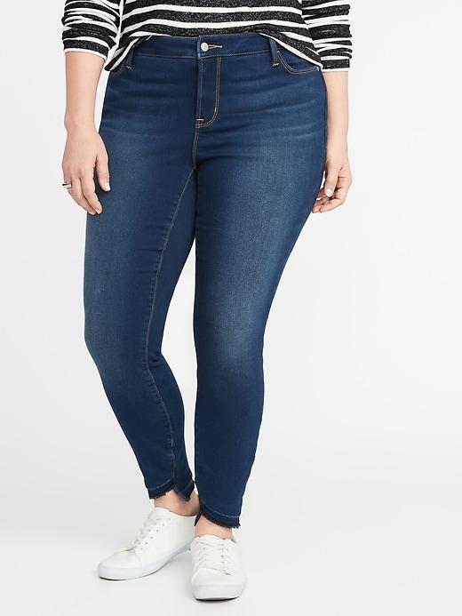 Old Navy Womens High-rise Built-in Warm Rockstar Super Skinny Plus-size Jeans Jackson Size 22