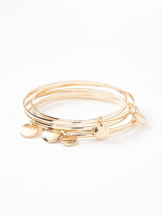 Old Navy Charm Bangle For Women - Gold