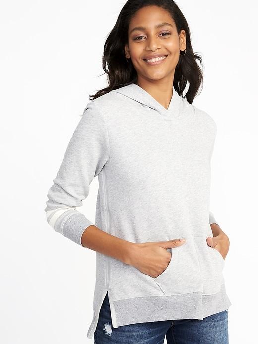 Old Navy Womens Relaxed Pullover Hoodie For Women Medium Heather Gray Size Xl