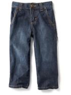 Old Navy Loose Fit Painter Jeans Size 12-18 M - Dark Wash