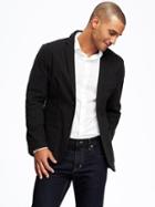 Old Navy Brushed Twill Stretch Blazer For Men - Black