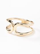 Old Navy Wide Hinge Bracelet For Women - Gold