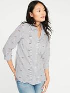 Old Navy Classic Shirt For Women - Foxes