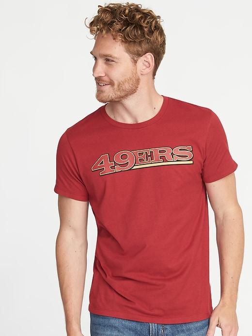 Old Navy Mens Nfl Team Graphic Tee For Men 49ers Size Xl